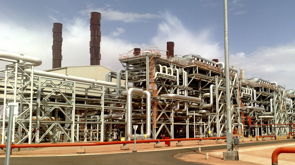 This undated image shows the Amenas natural gas field in Algeria, where Islamist militants raided and took hostages last week. Dozens of hostages and their captors were killed when Algerian forces subsequently raided the facility.