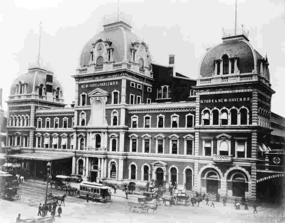 Before Grand Central Terminal, there was Grand Central Depot, which The New York Times once complained "can only by a stretch of courtesy be called either central or grand." It was completed in 1871.