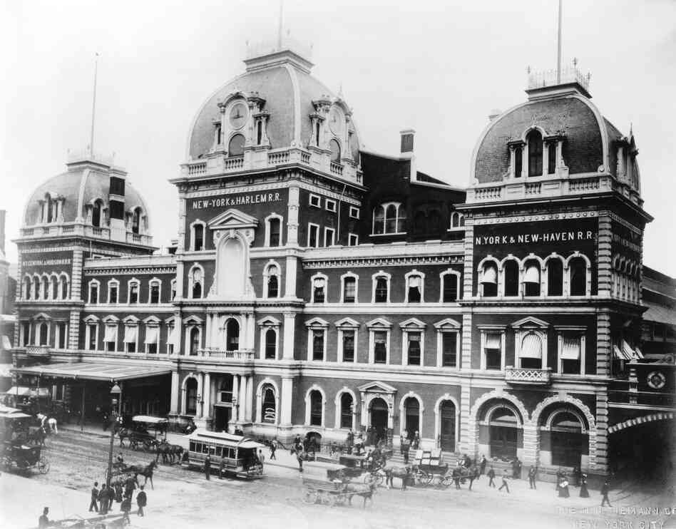Before Grand Central Terminal, there was Grand Central Depot, which The New York Times once complained "can only by a stretch of courtesy be called either central or grand." It was completed in 1871.