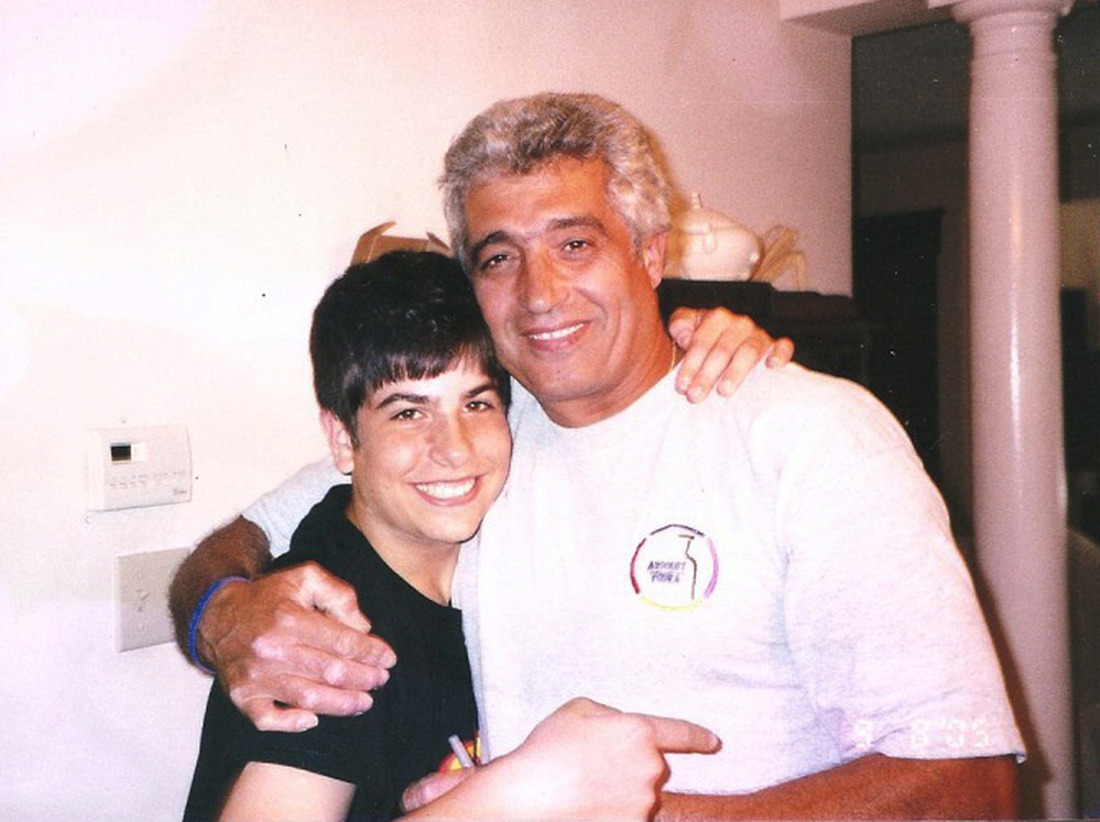 Michael Israel (shown here, left, with his father Avi in 2006) killed himself after becoming addicted to prescription painkillers. Michael Israel (shown here, left, with his father Avi in 2006) killed himself after becoming addicted to prescription painkillers.