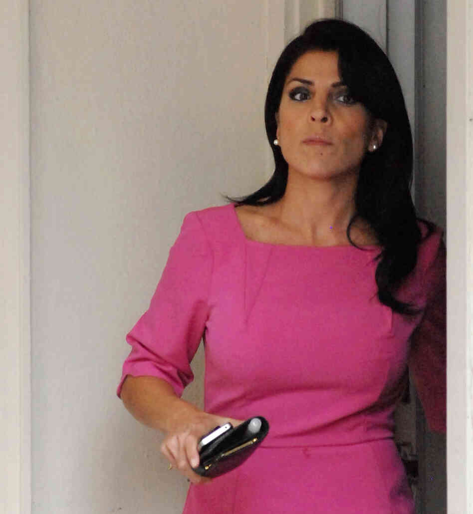 Jill Kelley outside her home in Tampa last November.