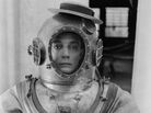 Buster Keaton, aka "The Great Stone Face," brought side-splitting comedy to the silent-screen era. Here, he's pictured in 1924's The Navigator. Buster Keaton, aka "The Great Stone Face," brought side-splitting comedy to the silent-screen era. Here, he's pictured in 1924's The Navigator.