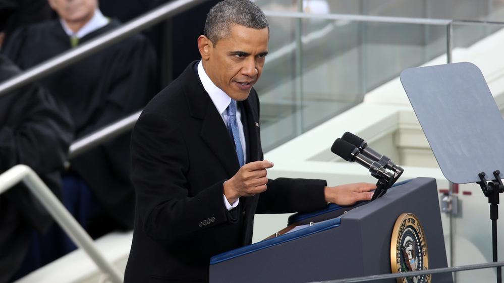 "We will respond to the threat of climate change, knowing that the failure to do so would betray our children and future generations," President Obama said Monday during his second inaugural address.