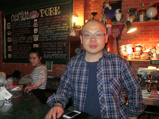 Du Xin, the "Chinese Gunther," owns Central Perk in Beijing. That's not all he has in common with Gunther on the show. "I love Rachel," he sighs.