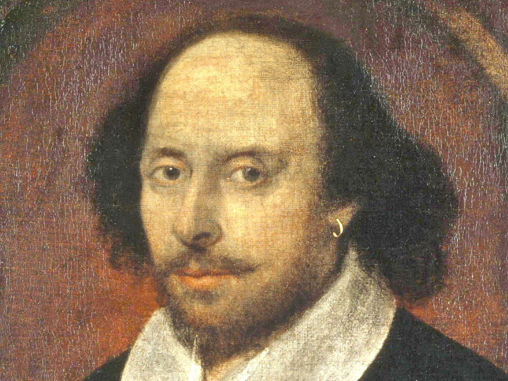 William Shakespeare, depicted in this 17th century painting, penned his sonnets on parchment. Now his words have found a new home ... in twisting strands of DNA.