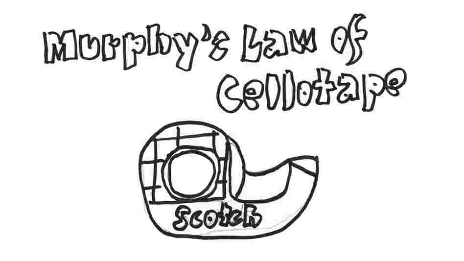 Murphy's Law Of Cellotape Murphy's Law Of Cellotape