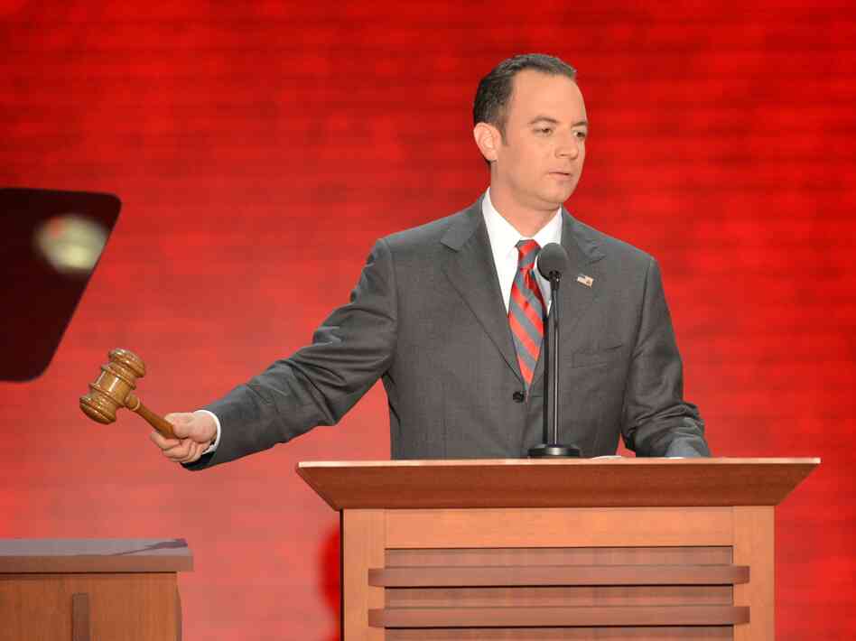 Reince Priebus, shown at the Republican National Convention in August, says Republicans need to "grow our party without compromising our principles."