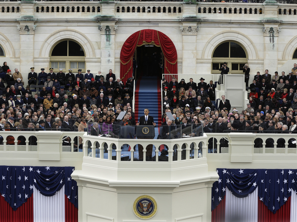 For his second inaugural address, President Barack Obama defended government as central to harnessing the energy of American individuals. For his second inaugural address, President Barack Obama defended government as central to harnessing the energy of American individuals.