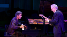 Chick Corea (piano) and Bill Frisell duet during the opening night concert at the new SFJAZZ Center. Chick Corea (piano) and Bill Frisell duet during the opening night concert at the new SFJAZZ Center.