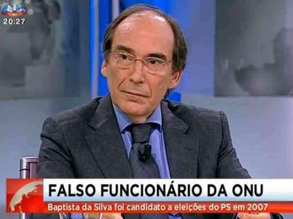 Artur Baptista da Silva, on Portuguese TV