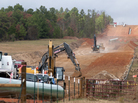 TransCanada already has begun construction on a southern section of the Keystone XL pipeline. Since it doesn't cross the U.S.-Canadian border, it doesn't require approval from the State Department and President Obama. TransCanada already has begun construction on a southern section of the Keystone XL pipeline. Since it doesn't cross the U.S.-Canadian border, it doesn't require approval from the State Department and President Obama.