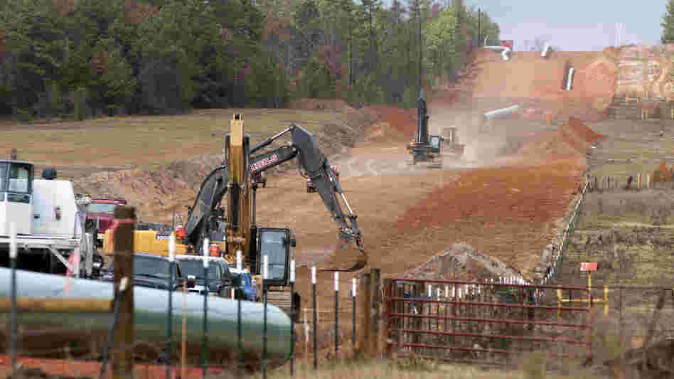 TransCanada already has begun construction on a southern section of the Keystone XL pipeline. Since it doesn't cross the U.S.-Canadian border, it doesn't require approval from the State Department and President Obama.