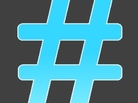 A hashtag. A hashtag.