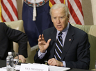 Vice President Joe Biden participates in a round-table discussion on gun violence at Virginia Commonwealth University with Sen. Tim Kaine, D-Va., on Friday. The panelists included people who worked on gun safety after the 2007 Virginia Tech shooting. Vice President Joe Biden participates in a round-table discussion on gun violence at Virginia Commonwealth University with Sen. Tim Kaine, D-Va., on Friday. The panelists included people who worked on gun safety after the 2007 Virginia Tech shooting.