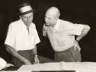 Jimmy Van Heusen with Frank Sinatra in the 1950s. Van Heusen wrote dozens of songs for the crooner and became Sinatra's close friend and confidant. Jimmy Van Heusen with Frank Sinatra in the 1950s. Van Heusen wrote dozens of songs for the crooner and became Sinatra's close friend and confidant.