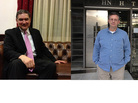 Andreas Georgiou (left) is the technocrat charged with running the Greek statistics office. Konstantinos Skordas (right) sits on a governing board for the statistics office Andreas Georgiou (left) is the technocrat charged with running the Greek statistics office. Konstantinos Skordas (right) sits on a governing board for the statistics office