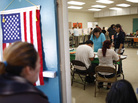 Latino voters, shown here on Election Day in Los Angeles, will grow in electoral power by the year 2020. Latino voters, shown here on Election Day in Los Angeles, will grow in electoral power by the year 2020.