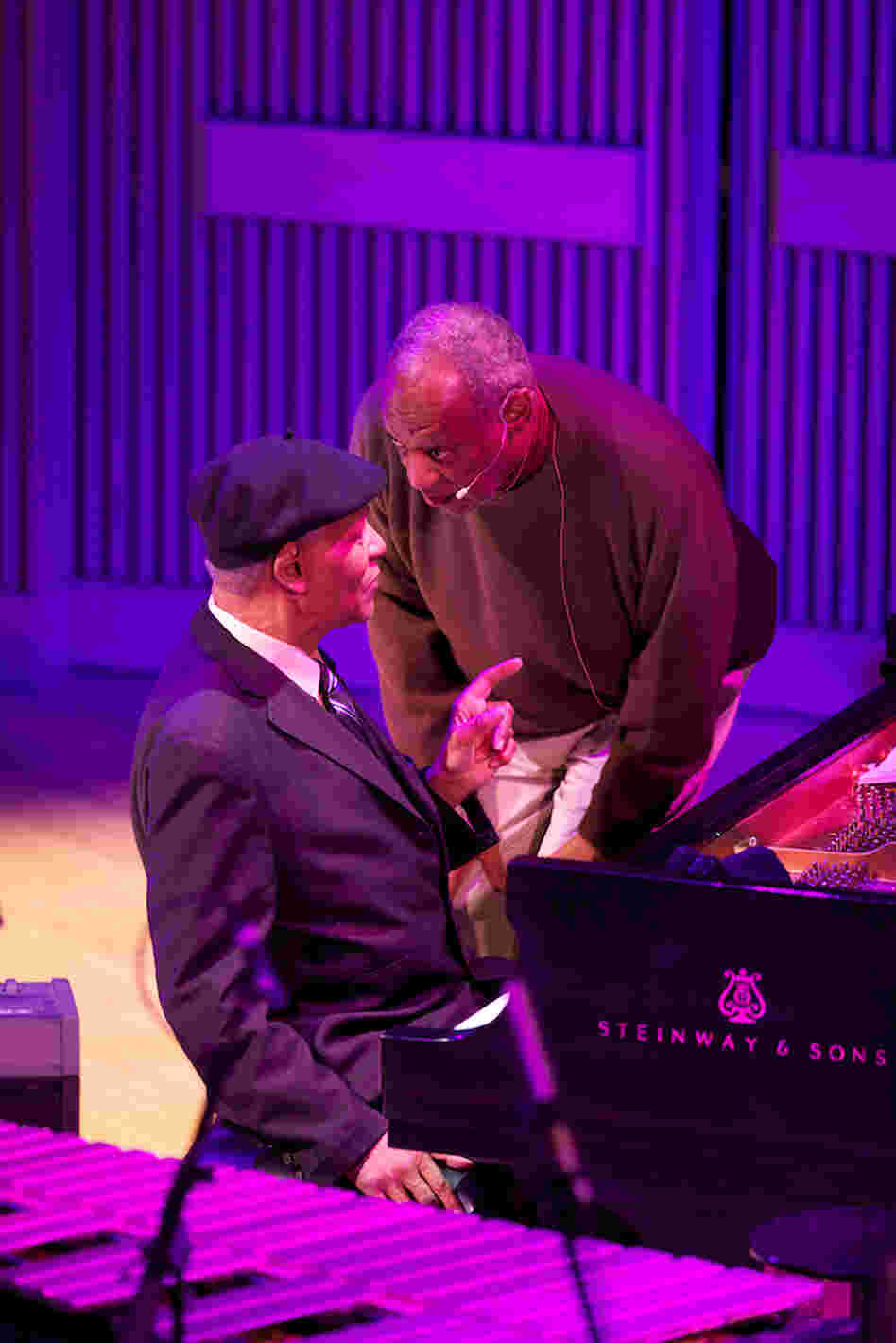 Emcee Bill Cosby paid reverence to the legendary pianist McCoy Tyner.