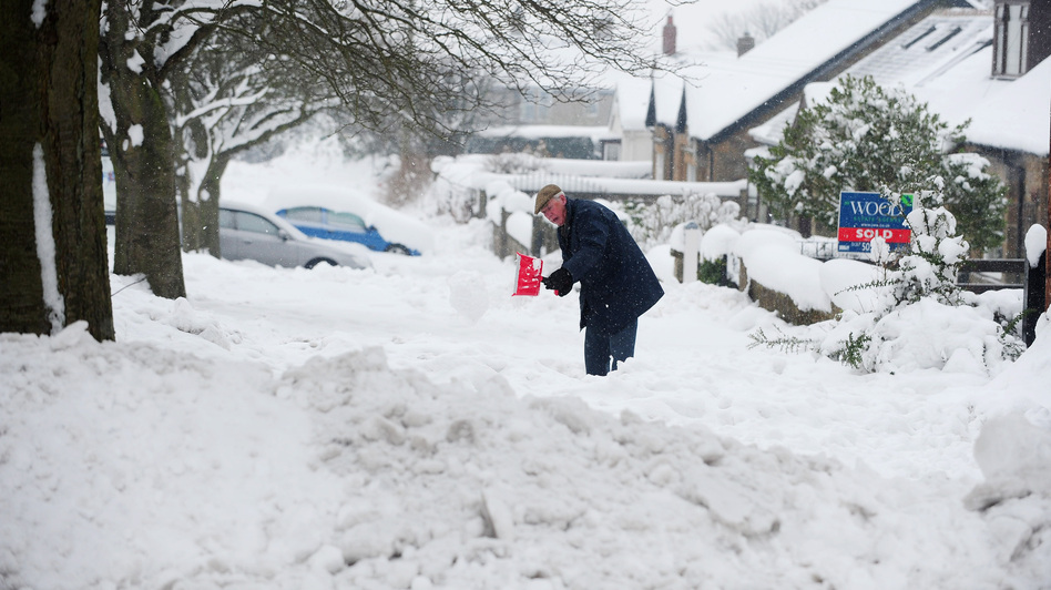 There was plenty to shovel early Friday in Durham, Pa. More winter weather is on the way for much of the nation.