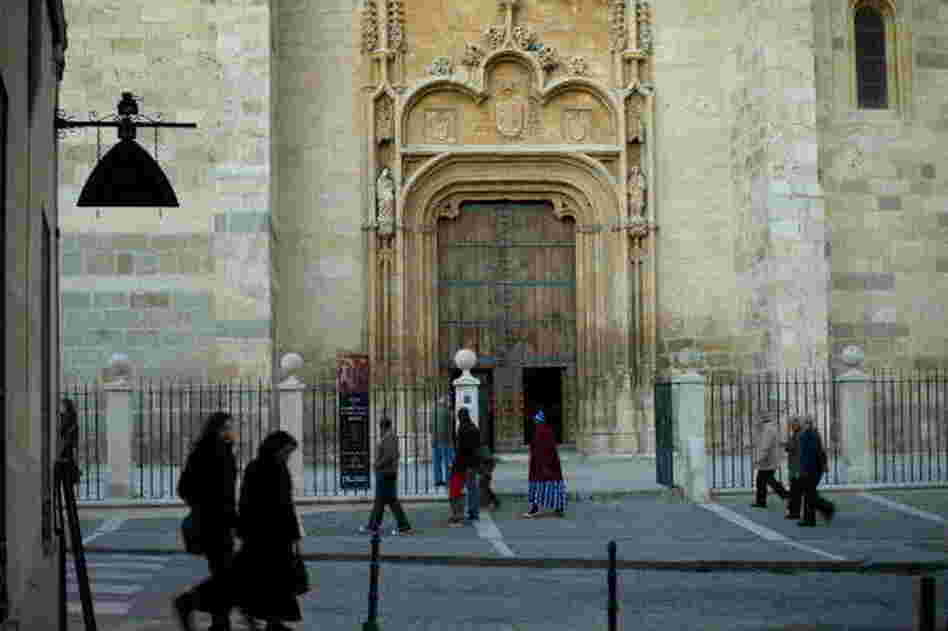 The Cathedral of Alcala de Henares is one of many buildings owned by the Catholic Church in Alcala de Henares, Spain. The town, which is outside Madrid, is broke and is pursuing a plan to have the church pay additional taxes.