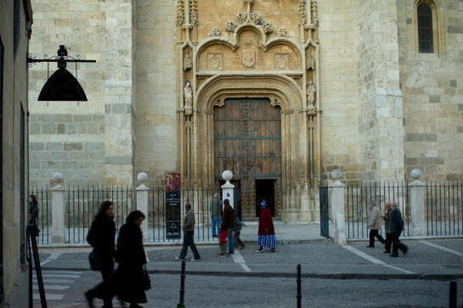 The Cathedral of Alcala de Henares is one of many buildings owned by the Catholic Church in Alcala de Henares, Spain. The town, which is outside Madrid, is broke and is pursuing a plan to have the church pay additional taxes.