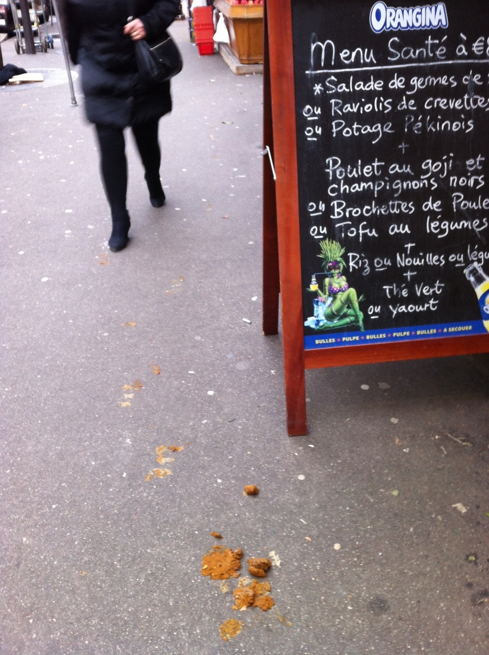 The streets of Paris are marred by messes from dogs whose owners haven't cleaned up after them. There's a fine, but the culprits have to be caught in the act (or lack thereof).
