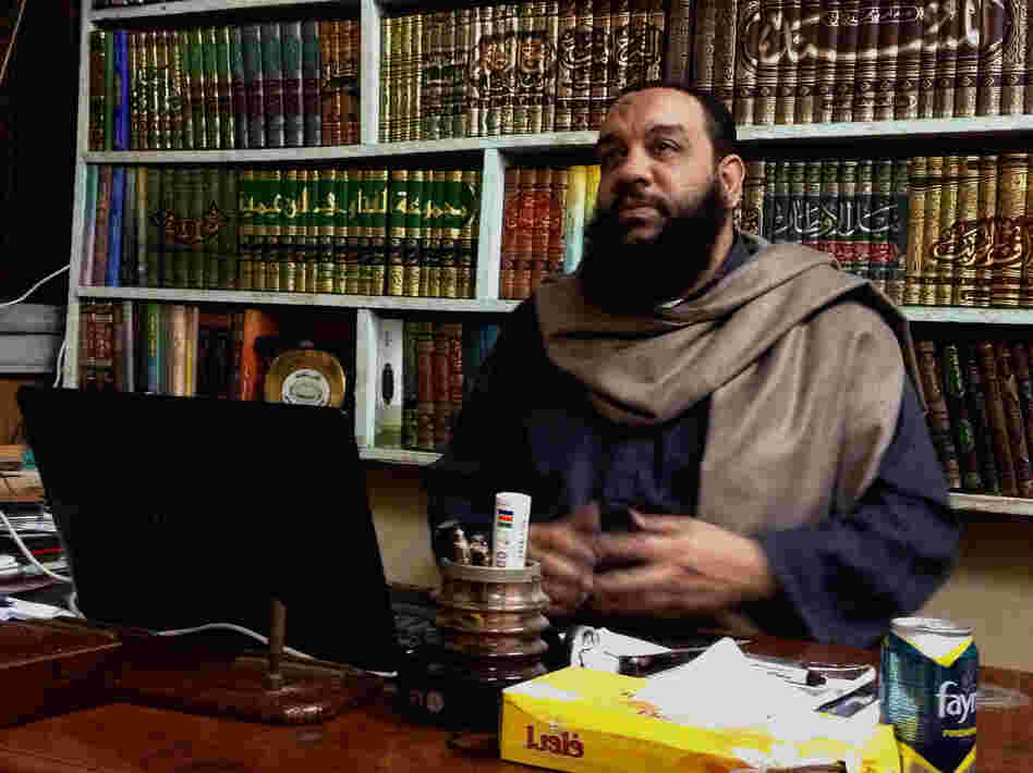 Sheikh Gamal Saber, founder of a Salafi party called Ansar, is banding with other Salafi groups behind a hardline agenda that would ban alcohol, segregate the sexes and require women to wear veils.