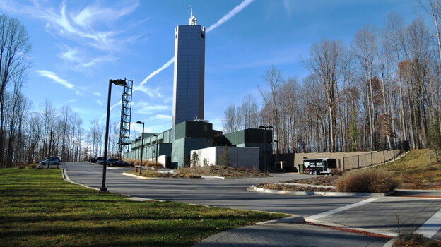 The outside of Babcock & Wilcox's prototype nuclear reactor. Babcock & Wilcox says its nuclear reactor facilities won't have the trademark cooling towers of traditional nuclear reactors.