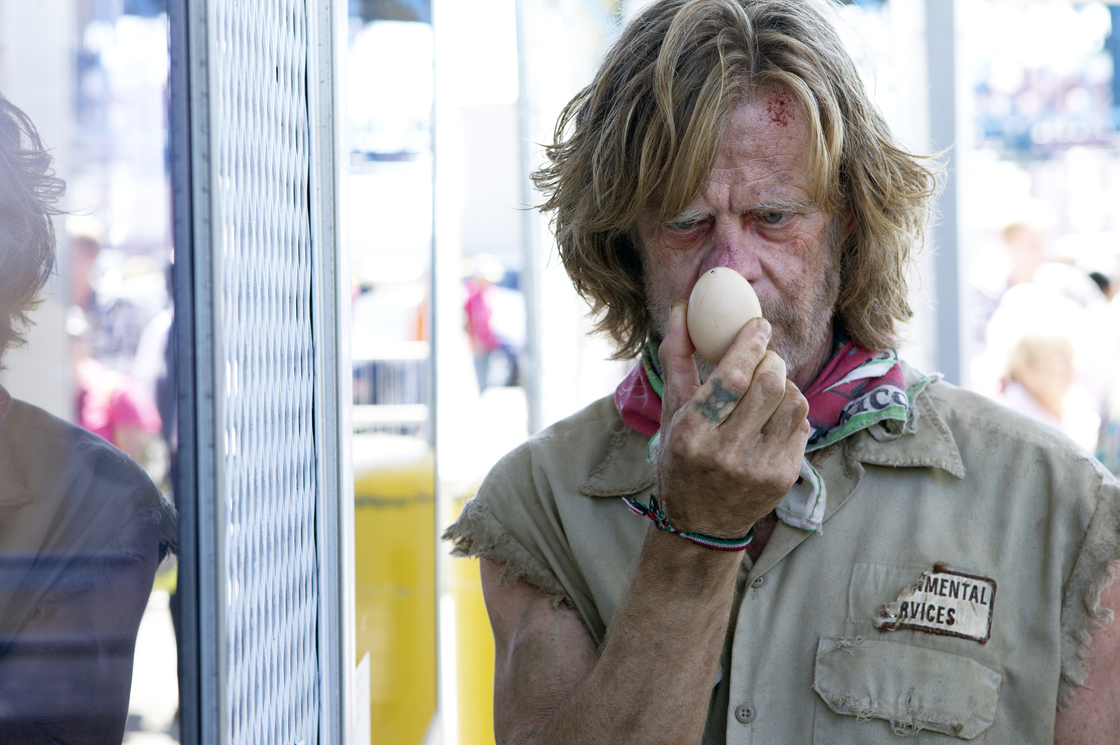 In Shameless, William H. Macy is the dysfunctional father of six.