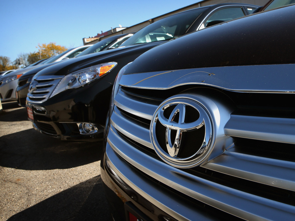 Vehicles in the lot of a Northbrook, Ill., Toyota dealer last October.