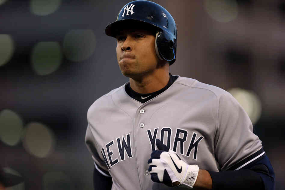 Alex Rodriguez of the New York Yankees during a game in 2012.