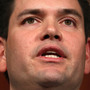 Sen. Marco Rubio, R-Fla., speaks Monday in Washington at a news conference announcing a bipartisan plan to overhaul the nation's immigration laws.