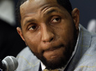 Baltimore Ravens linebacker Ray Lewis speaks at a news conference in New Orleans on Monday. The Ravens face the San Francisco 49ers in Super Bowl XLVII on Sunday. It will be Lewis' last game. Baltimore Ravens linebacker Ray Lewis speaks at a news conference in New Orleans on Monday. The Ravens face the San Francisco 49ers in Super Bowl XLVII on Sunday. It will be Lewis' last game.