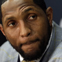 Baltimore Ravens linebacker Ray Lewis speaks at a news conference in New Orleans on Monday. The Ravens face the San Francisco 49ers in Super Bowl XLVII on Sunday. It will be Lewis' last game. Baltimore Ravens linebacker Ray Lewis speaks at a news conference in New Orleans on Monday. The Ravens face the San Francisco 49ers in Super Bowl XLVII on Sunday. It will be Lewis' last game.