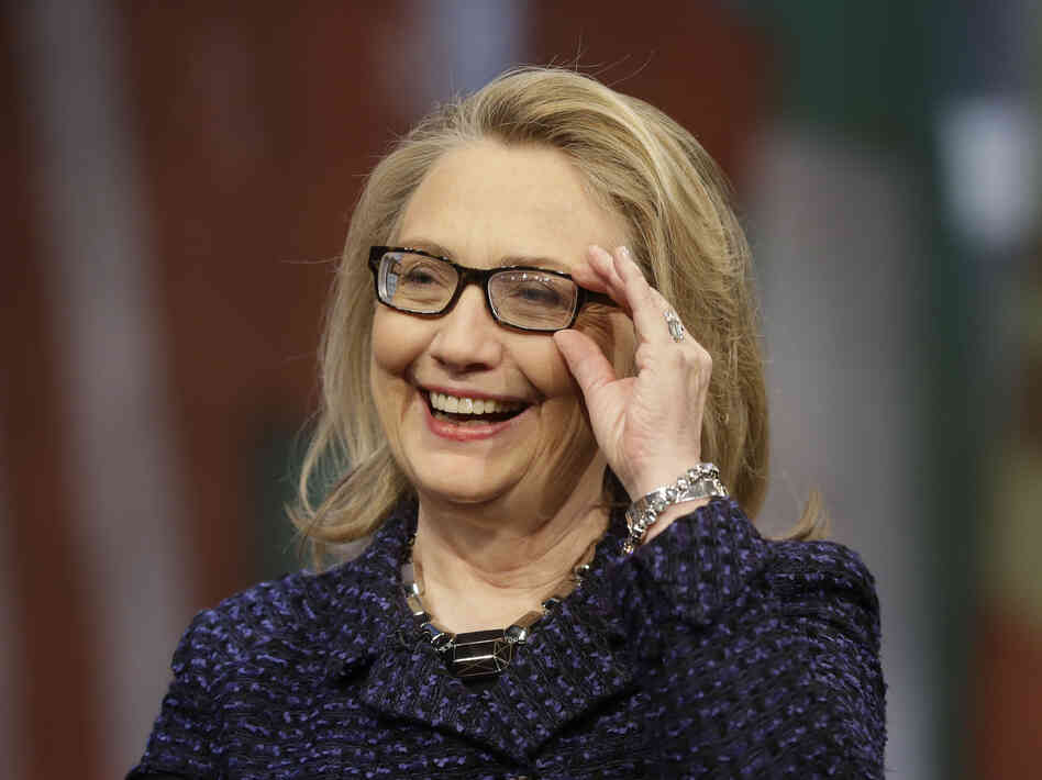 Secretary of State Hillary Clinton at the Newseum in Washington, on Tuesday.