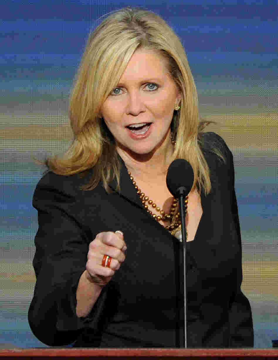 Rep. Marsha Blackburn, R-Tenn., who thinks she's a better shot than the president.