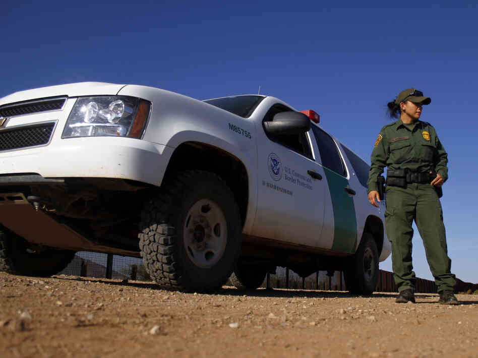 A U.S. Border Patrol Agent in September 2011, along the Mexico-Arizona border. A U.S. Border Patrol Agent in September 2011, along the Mexico-Arizona border.