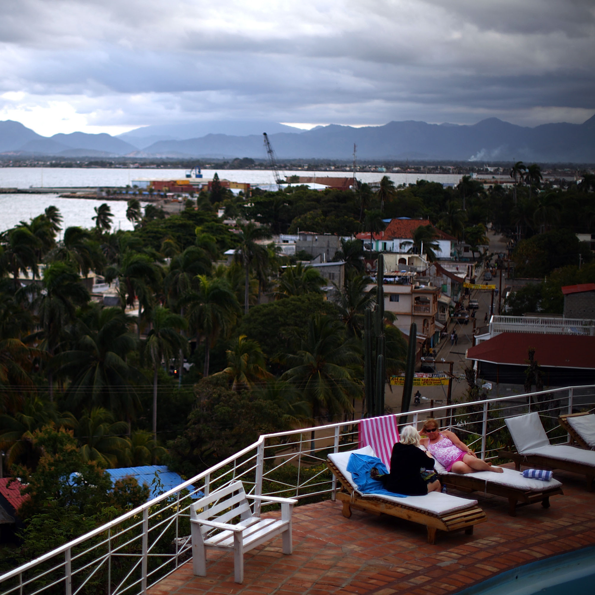 Mont Joli Hotel looks out over Cap-Haitian in northern Haiti. The owner says he's usually fully booked and plans to double the hotel's capacity. Haiti is trying to expand its tourism infrastructure and tap in to the multibillion-dollar Caribbean travel market.