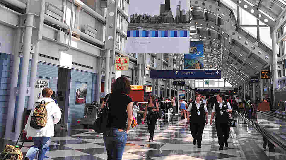 A concourse at Chicago's O'Hare International Airport.