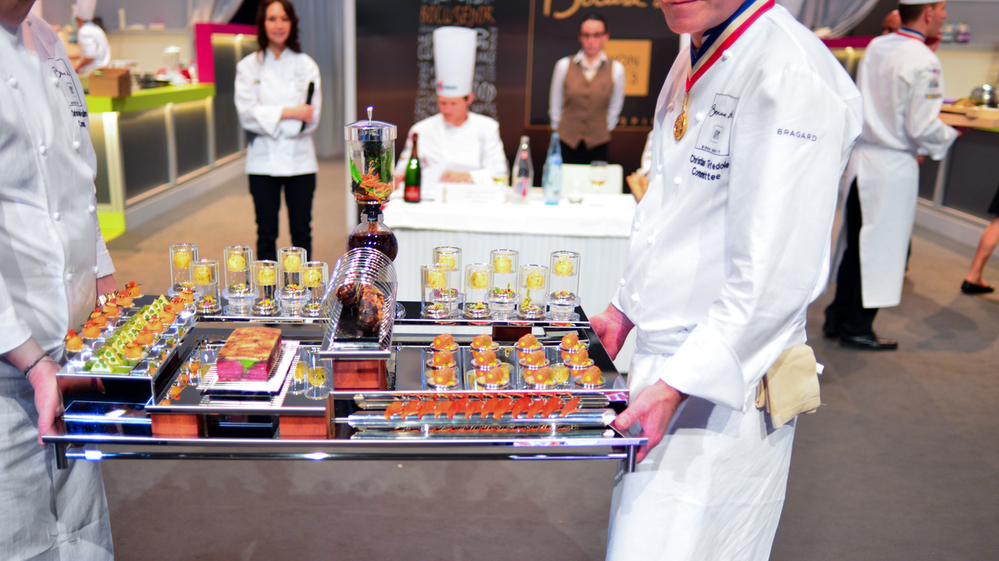 The plating of Team USA's Irish beef dish was based on Frank Lloyd Wright's Fallingwater house.