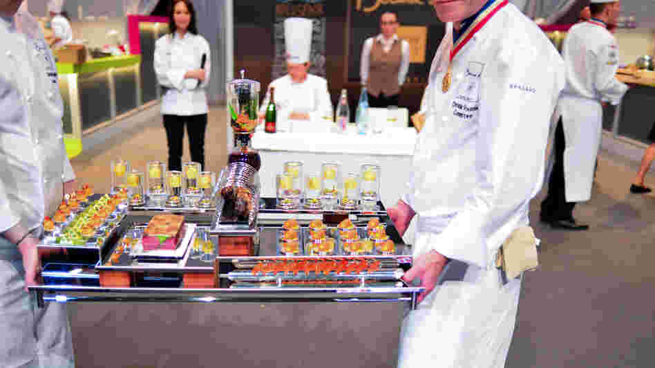 The plating of Team USA's Irish beef dish was based on Frank Lloyd Wright's Fallingwater house.