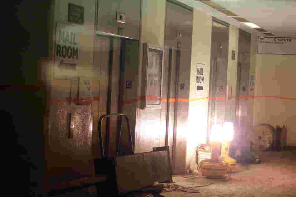 When Superstorm Sandy came ashore, Bellevue Hospital was quickly submerged. Inspectors from the Federal Emergency Management Agency marked the flood line in the basement with orange tape or spray paint. In some areas, water was 14 feet deep.