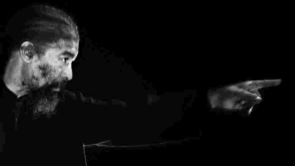 Butch Morris leads a conduction at the 2007 Skopje Jazz Festival in Macedonia.