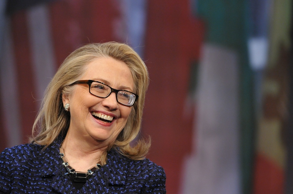 Secretary of State Hillary Clinton at a town hall meeting on Tuesday in Washington, D.C. She officially leaves her post on Friday.