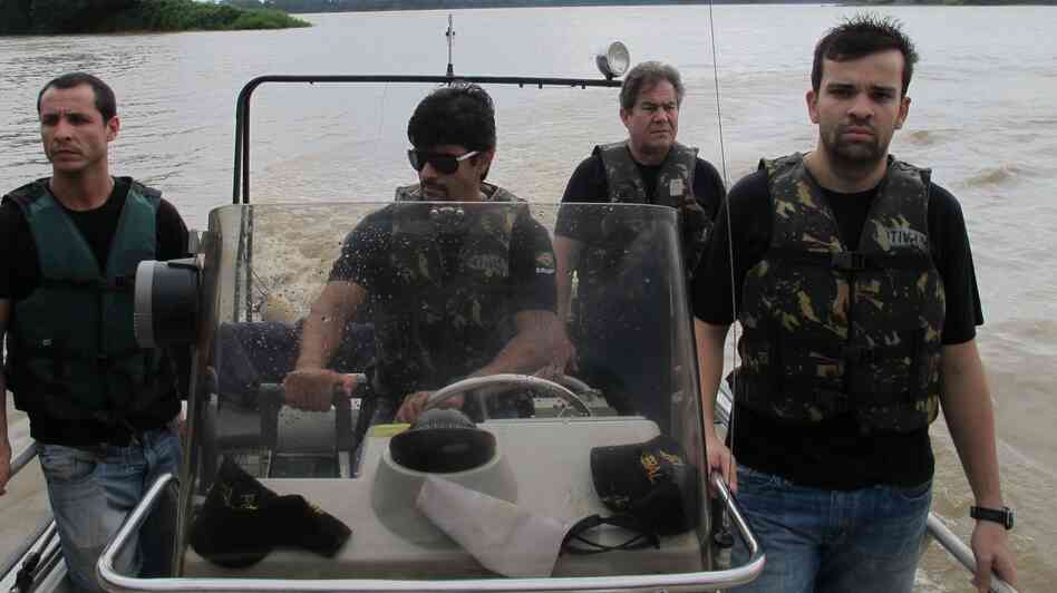 Brazilian federal police patrol the Mamore River, which separates Brazil from Bolivia. The river is used by traffickers to ferry cocaine from Bolivia into Brazil, where cocaine consumption is rising rapidly.