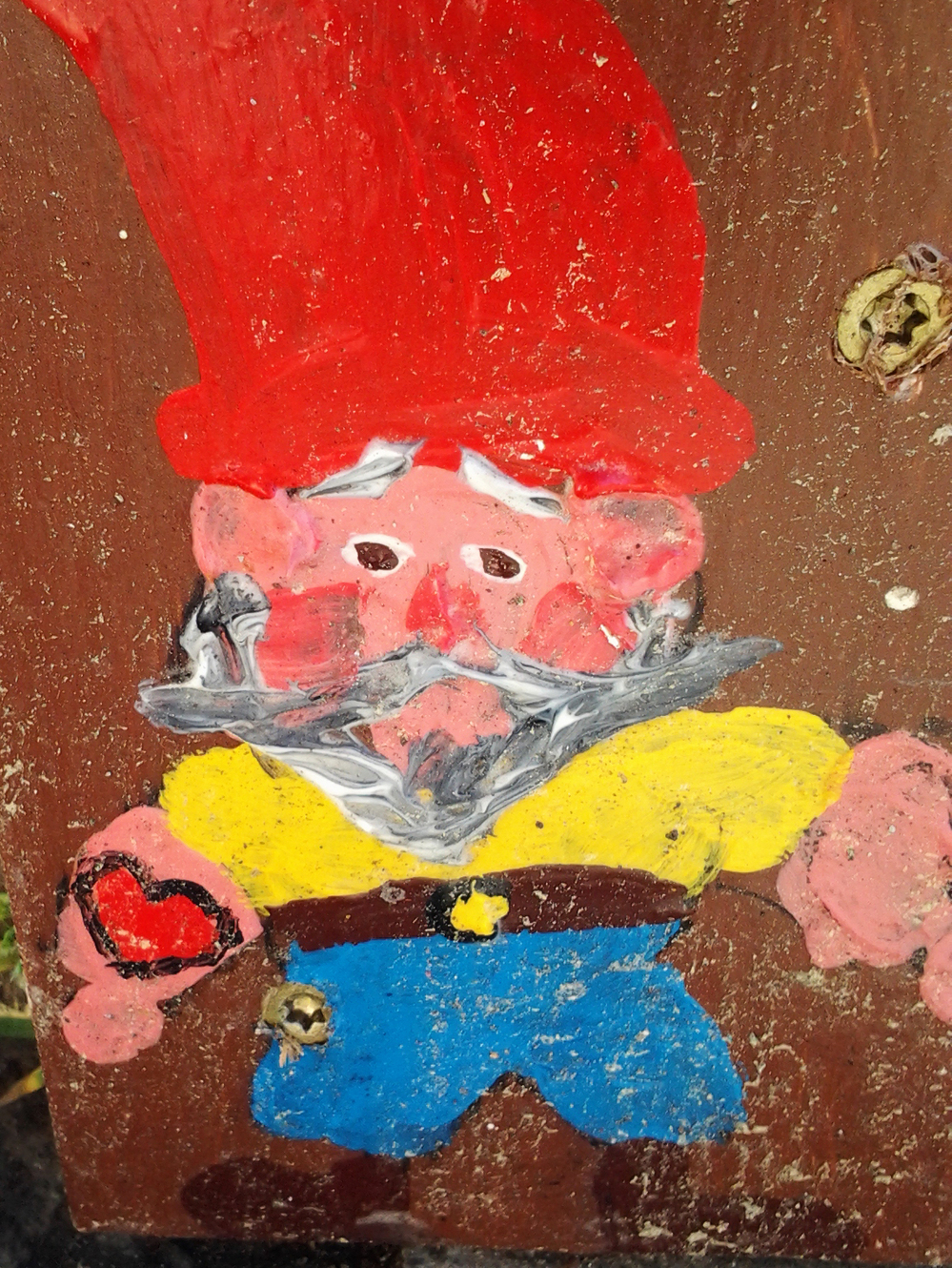 An anonymous artist started placing the hand-painted gnomes on the bases of utility poles all over Oakland.