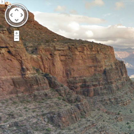 A view of the Grand Canyon captured by the Google Trekker