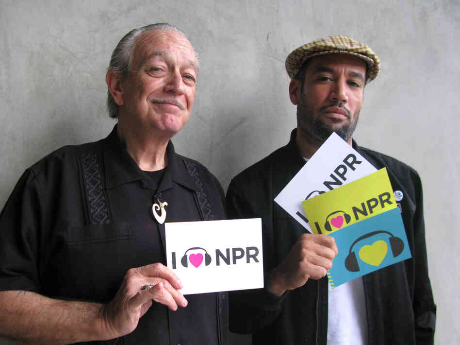 Ben Harper and Charlie Musselwhite at NPR West. Ben Harper and Charlie Musselwhite at NPR West.