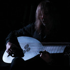 Jozef Van Wissem with his one-of-a-kind black lute. Jozef Van Wissem with his one-of-a-kind black lute.