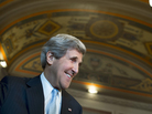 Democrat Sen. John Kerry of Massachusetts leaves a Senate Foreign Relations Committee meeting just after the panel voted on his nomination to be Secretary of State. Democrat Sen. John Kerry of Massachusetts leaves a Senate Foreign Relations Committee meeting just after the panel voted on his nomination to be Secretary of State.